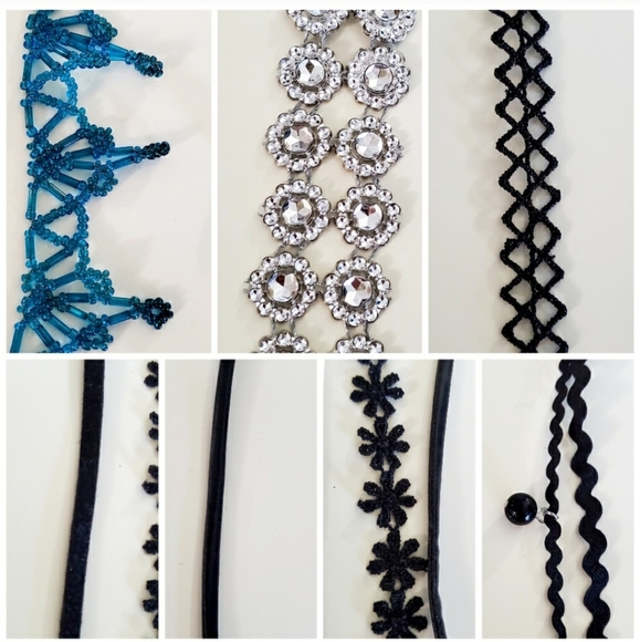 7 chokers, black, knit, beaded and more - Picture 4 of 6